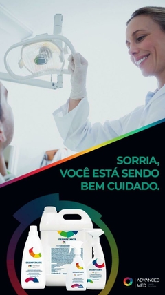 Desinfetante Hospitalar Advanced Med 500 ml - Foam (Espuma) - Uso Hospitalar - Sem Álcool - loja online