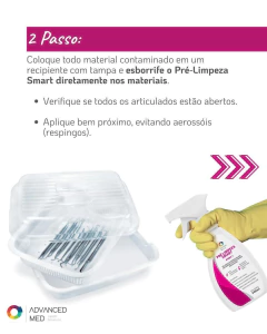 Kit Dentista Biossegurança Advanced Med – 4 Unidades - ADVANCED SHOP | DESINFECÇÃO DE AMBIENTES E SUPERFÍCIES | SOLUÇÃO CONTRA VÍRUS E BACTÉRIAS 