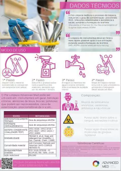 Kit Pré-Limpeza e Limpeza de Instrumentais Cirúrgicos, Alicates e Pinças Advanced Med - loja online