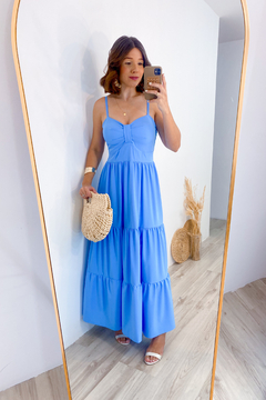 Vestido Sato - azul na internet
