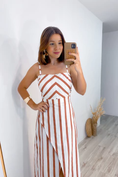 Vestido Georgia - Telha - Simplé