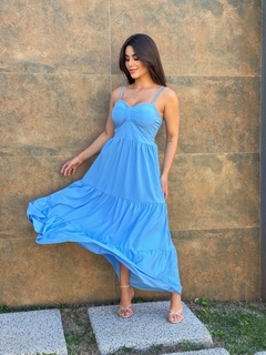 Vestido Sato - azul na internet