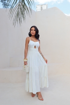 Vestido Arya - listrado na internet