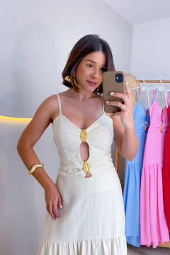 Vestido Naomi- Bege - Simplé