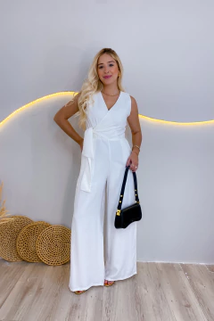 Macacão Bianca Branco - comprar online