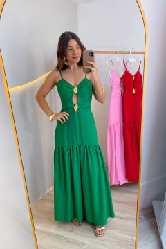 Vestido Naomi- Verde - comprar online