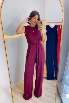 Macacão Elara - Vinho na internet