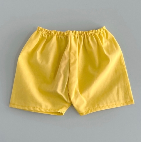 shorcito Benjamin liso amarillo