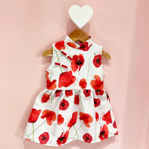 Vestido Antonieta Amapolas - tienda online