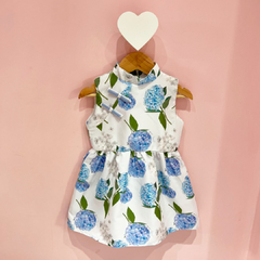 Vestido Antonieta hortensias