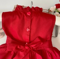 Vestido Melanie rojo corazón - livét