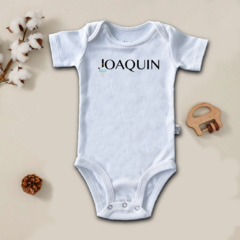 Imagen de Body blanco manga corta personalizado nene