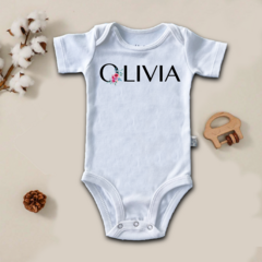 Body blanco manga corta personalizado - tienda online