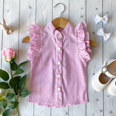 Camisa Catalina rosa