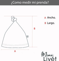 Imagen de Gorrito de bebe blanco