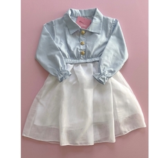 vestido Sandy celeste - tienda online