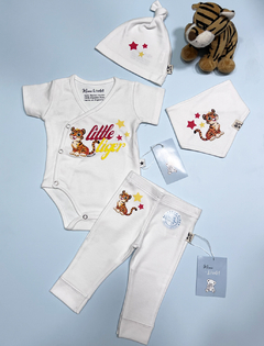 Kit de nacimiento body cruzado Little Tiger - comprar online