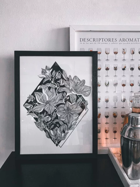 NEW ZELAND · Lámina Enmarcada