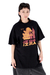 Remera Oversize Godzilla Negra Unisex