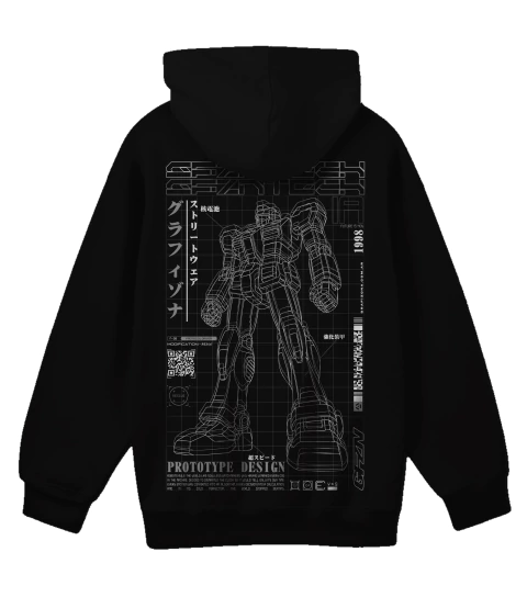 BUZO GFZNTECH estilo JAPANESE ROBOT Y2K GRAFIZONA® - comprar online