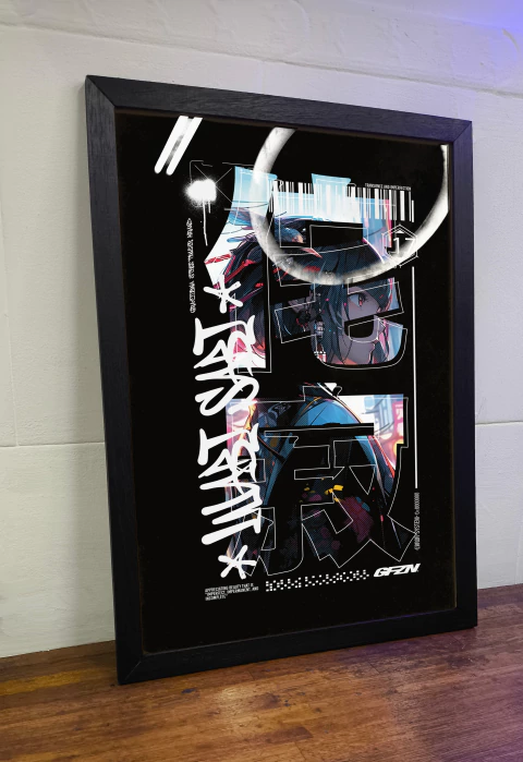 CUADRO WABI SABI Estilo JAPANESE ART ALTERNATIVE TAMAÑO A3 30x42 Madera GRAFIZONA - comprar online