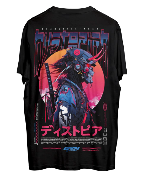 Remera DYSTOPIAN ESTILO CYBERPUNK ALTERNATIVE GRAFIZONA®