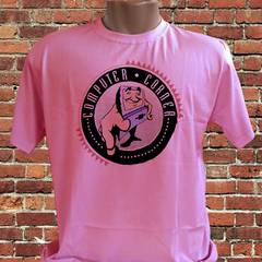 camiseta algodão impressa em silk-screen