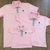 Pólos Família - Rosa Bebê - monte seu kit a partir de - comprar online