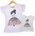 Camiseta Tal Mãe Tal Filha Flame Belis Bonequinha Florida