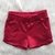 Conjunto Tal Mãe Tal Filha Shorts e Blusinha Laços Vinho - comprar online