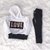 Conjunto Infantil Moletom Love - off whyte