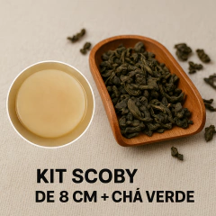 Scoby Para Kombucha Com cha de arranque Mais Manual De Cuidados Impresso - loja online