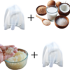 Kit Kefir De Água E Kefir De Leite Coco + 2 Tampas Em Voal