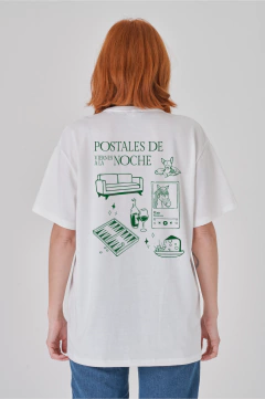 REMERA POSTALES - CRUDA - comprar online