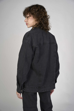CAMPERA GEORGE - DENIM NEGRO - tienda online