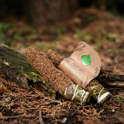 SAHUMO DE MIRRA Y PALO SANTO SAGRADA MADRE (SA146)