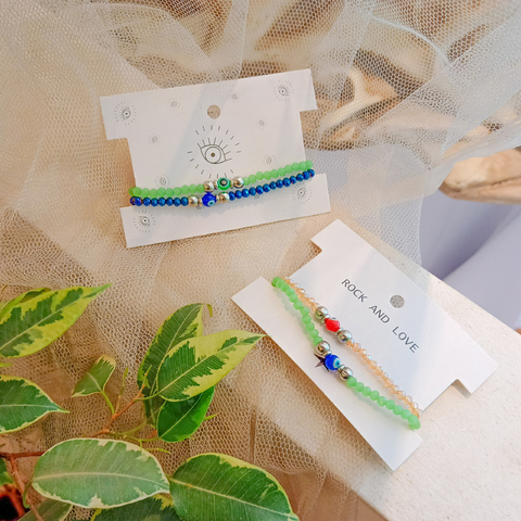 PACK PULSERAS PARA COMPARTIR CRISTAL N¡4 (BI271)
