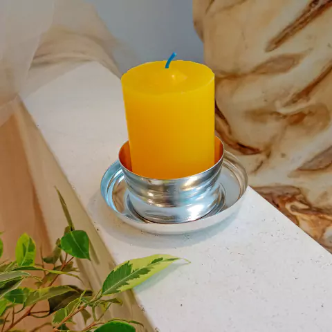 PORTA VELON METAL ORO/PLATA 9 X 3.5 CM (PO208)