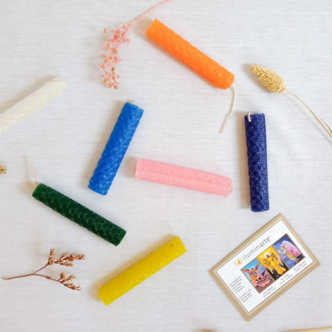 VELAS MINI ARCANGEL MIEL (VE09)