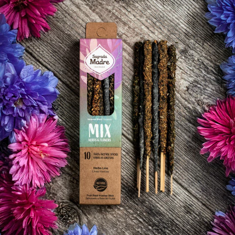 SAHUMERIO HERBAL MIX SURTIDO SAGRADA MADRE 10U. (SA304)