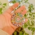 LLAVERO HINDU/MANDALA METALICO REDONDO 5.5 CM (BI301) - comprar online