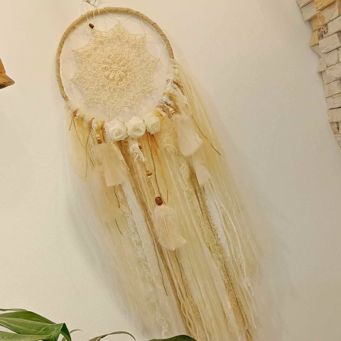 ATRAPASUEOS NATURAL CROCHET 23 X 70 CM VS MODELOS (DE447)