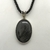 DIJE OBSIDIANA PLATEADA EN ALPACA (PI57)