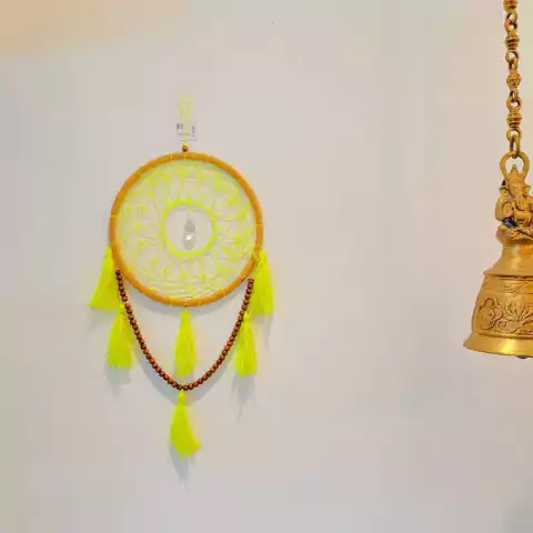 ATRAPASUEOS CUENTAS DE MADERA 20 CM (DE693)