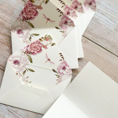 Cartão Social Bico Flores e Libélula - comprar online