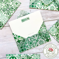 Cartão Vegetal Azulejo Esmeralda - comprar online