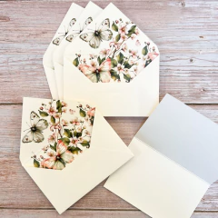 Cartão Social Bico Borboleta Verde - LOJA SUSANA FUJITA - PAPELARIA E PRESENTES