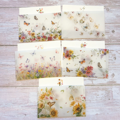 Kit Cartão Vegetal Butterfly - LOJA SUSANA FUJITA - PAPELARIA E PRESENTES