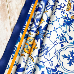 Lenço M Azulejos (68x68cm) - loja online