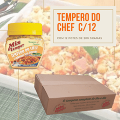 Caixa com 12 potes Chef 200 gramas